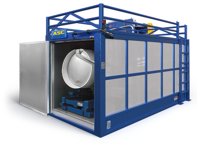 heating (hot box) and cooling (cold box) equipment