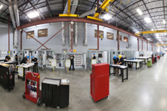 ASC Electrical fabrication area in Valencia